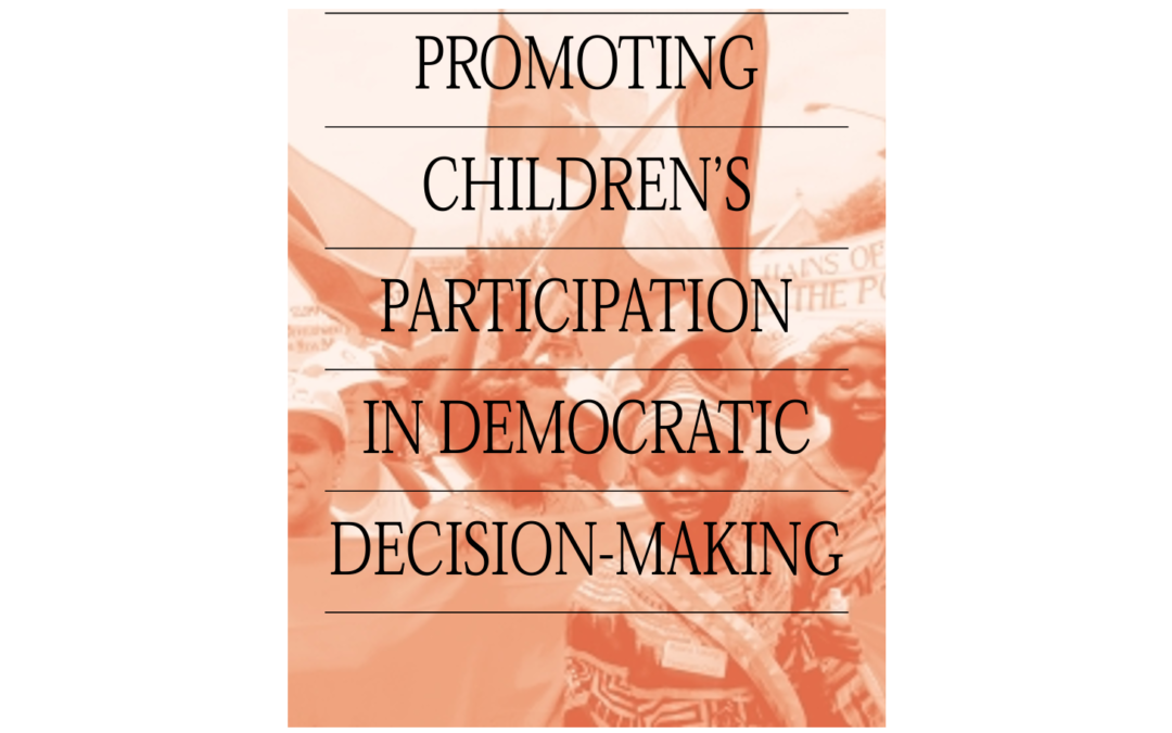 Детско учество во демократско одлучување [Children’s Participation in Democratic Decision-Making]